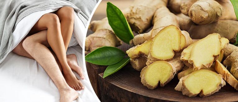 Efficacité masculine du gingembre
